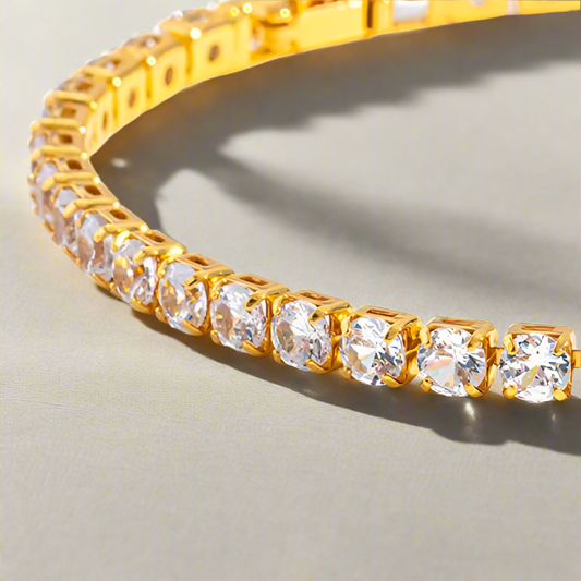 Radiant Gold – Gouden Armband met Zirkonia