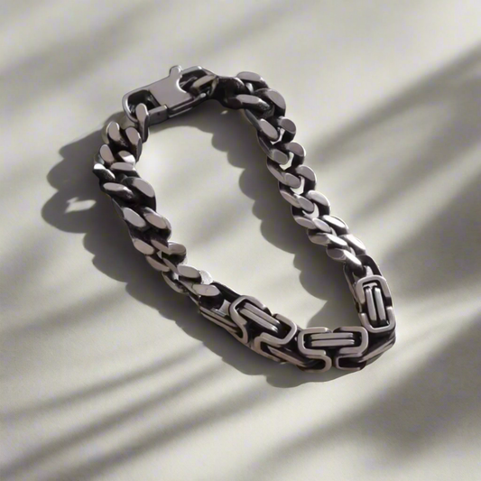 Elegante Herenarmband Roestvrij Staal - Luxe Sieraden