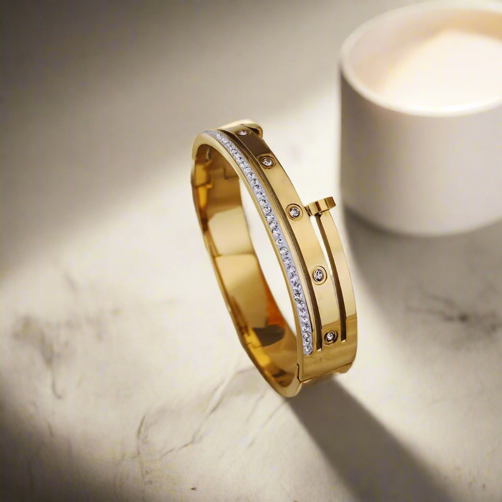 Drievoudige Armband Roestvrij Staal – Waterbestendig, Kleurvast & Luxe