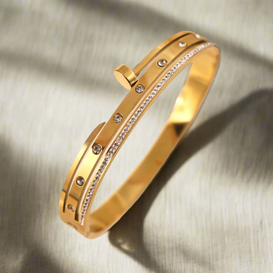Drievoudige Armband Roestvrij Staal – Waterbestendig, Kleurvast & Luxe