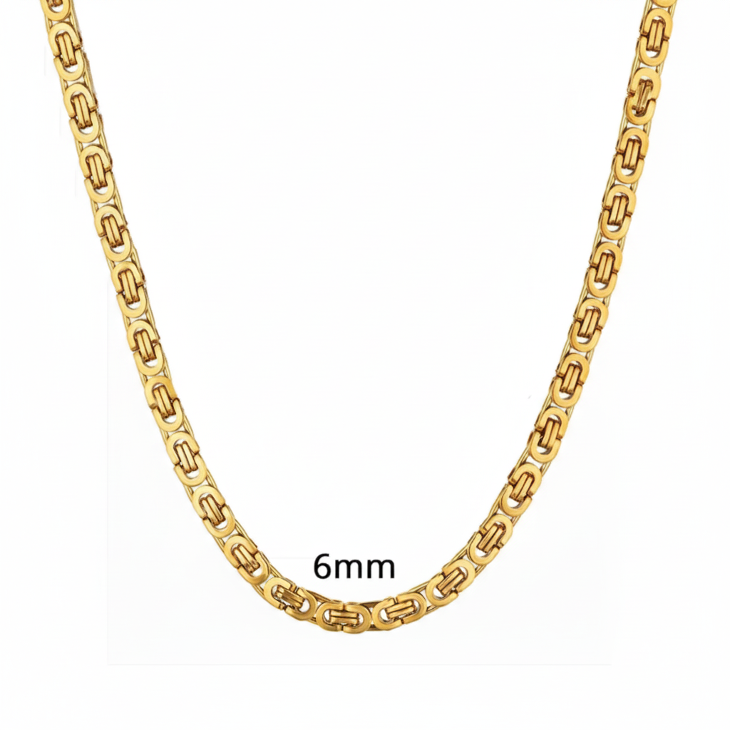 Gold Byzantine Chain Clean
