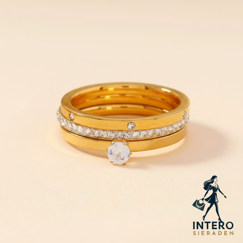 Gouden Ringenset - Clean Background