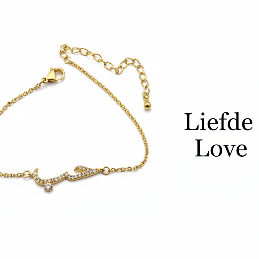 أسورة ذهبية - Liefde / Love