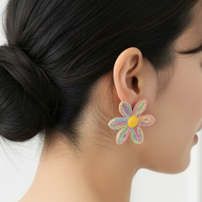 Rainbow Earrings - Realistic Size