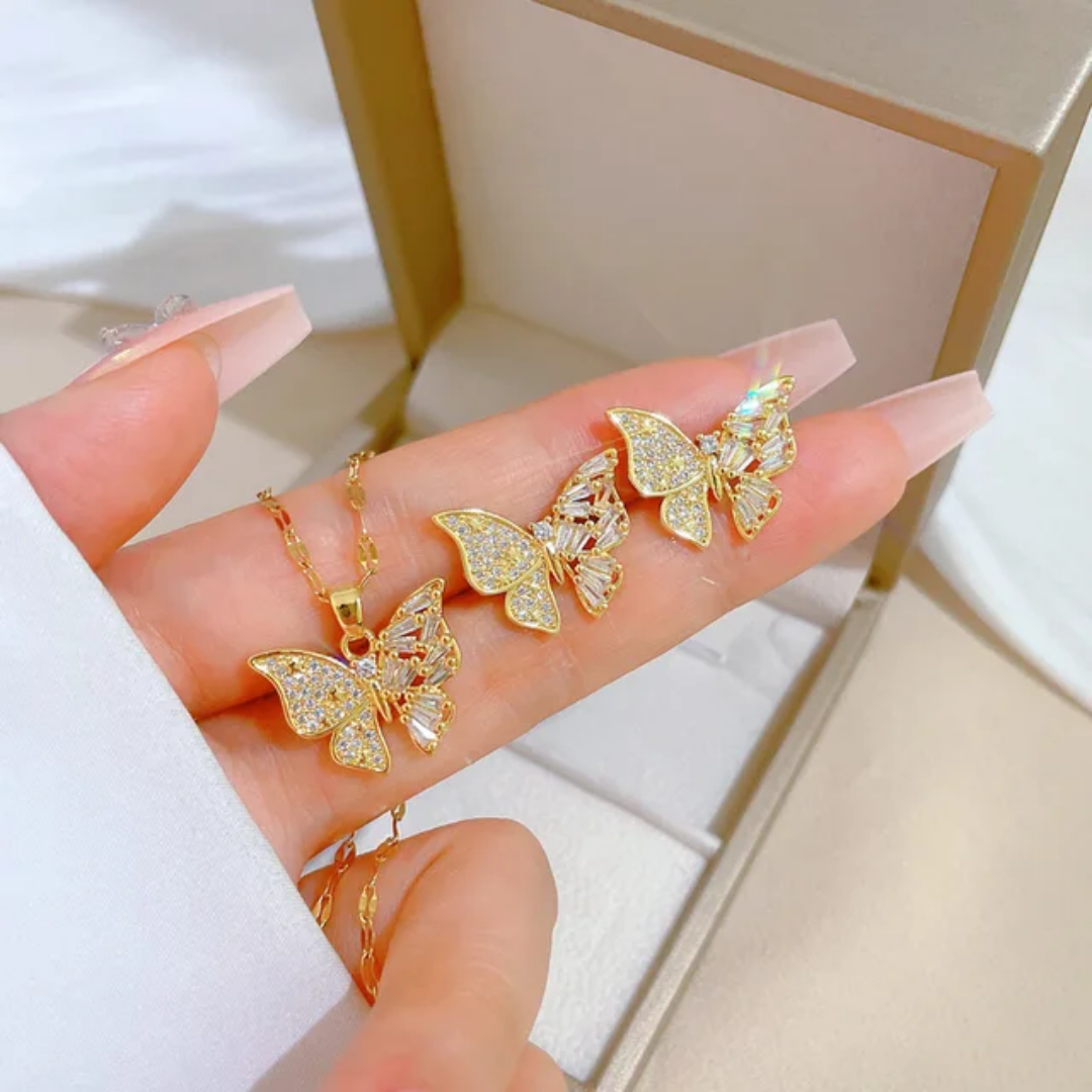Vlinder Sieraden Set - Intero Sieraden