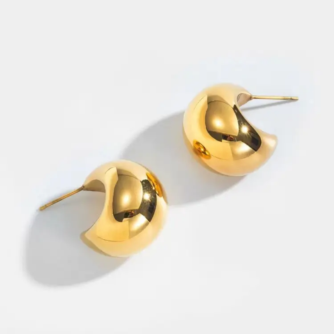 Maanvormige Oorbellen - Intero Sieraden