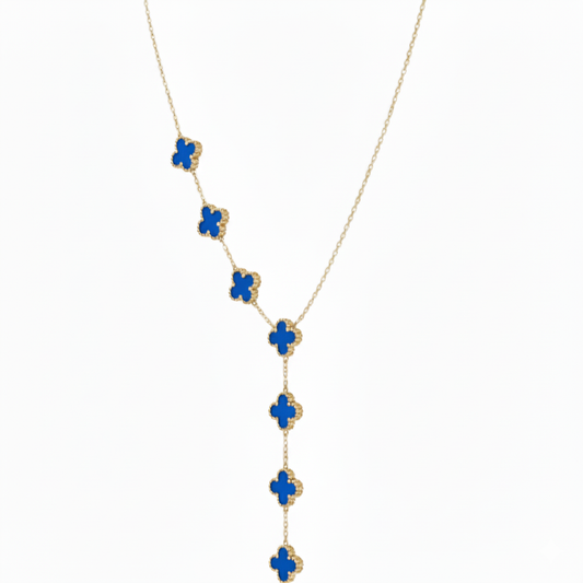 قلادة برسيم من الفولاذ المقاوم للصدأ - تصميم عصري حصري