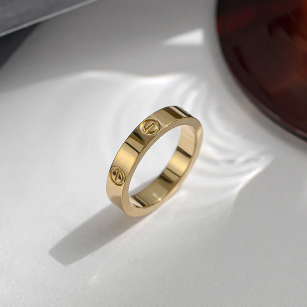 Trendy Ring - 4mm dun - Intero Sieraden
