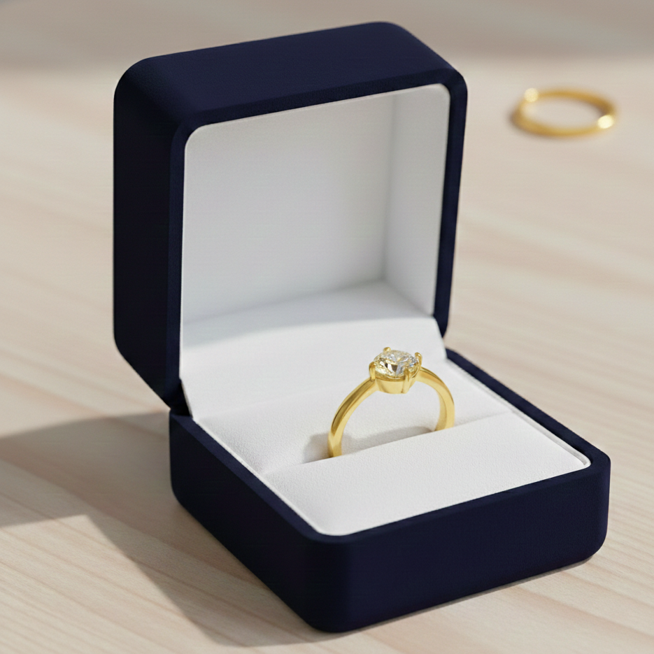Intero Solitaire Ring - Roestvrij Staal