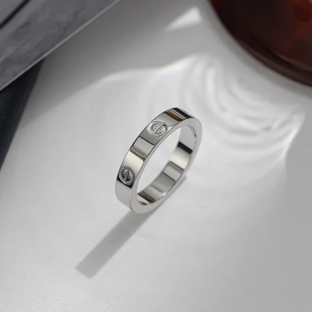 Trendy Ring - 4mm dun - Intero Sieraden