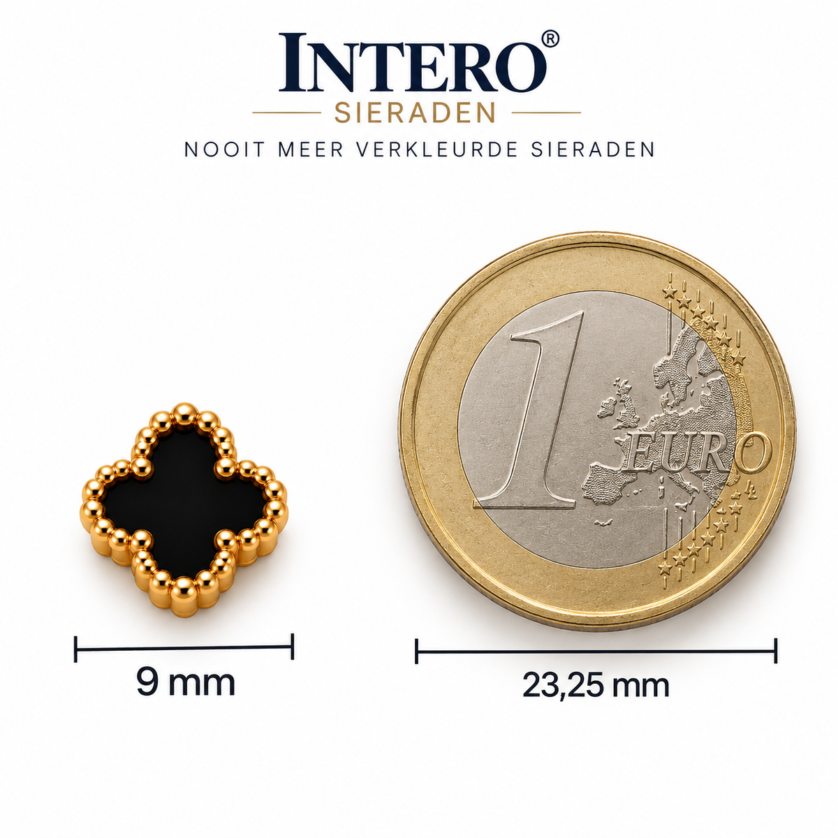Klavertje Vier Armband 9mm - RVS Waterbestendig