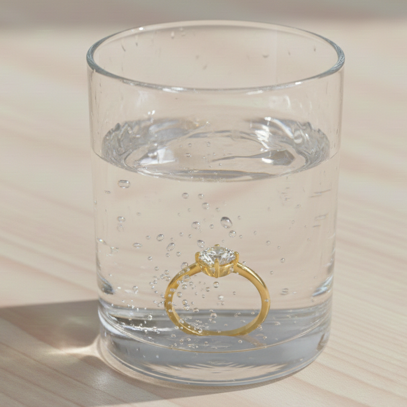 Intero Solitaire Ring - Roestvrij Staal