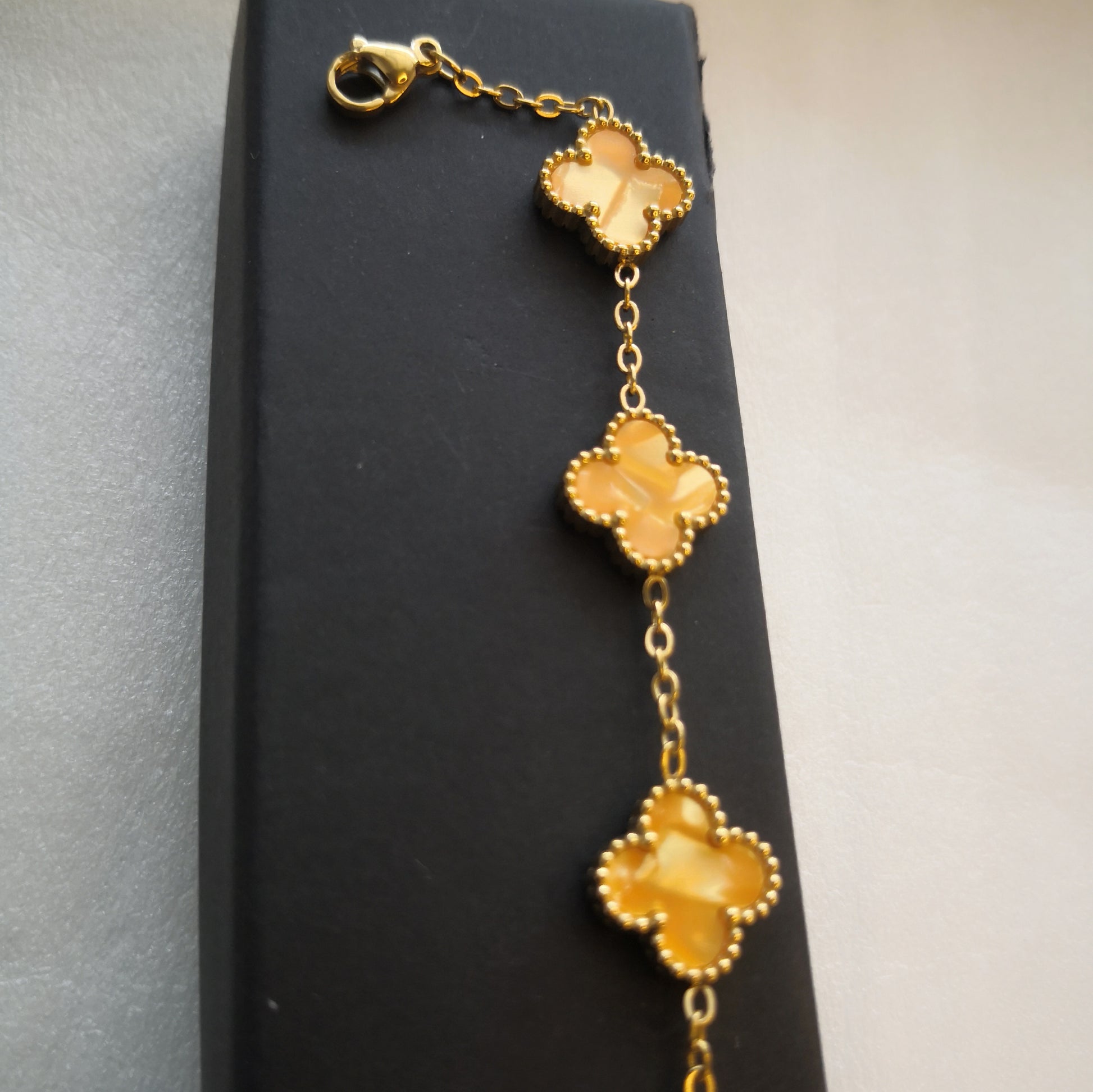Felle kleuren Klaver Armband - Intero Sieraden