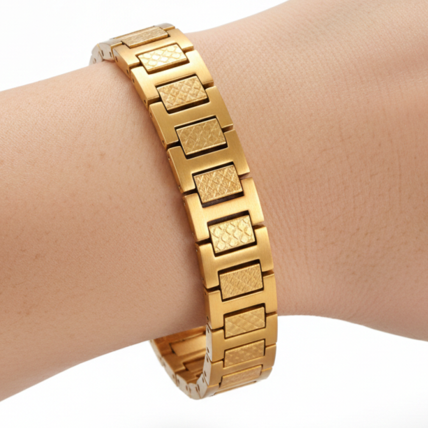 Heren Armband Roestvrij Staal - Waterbestendig & Kleurvast
