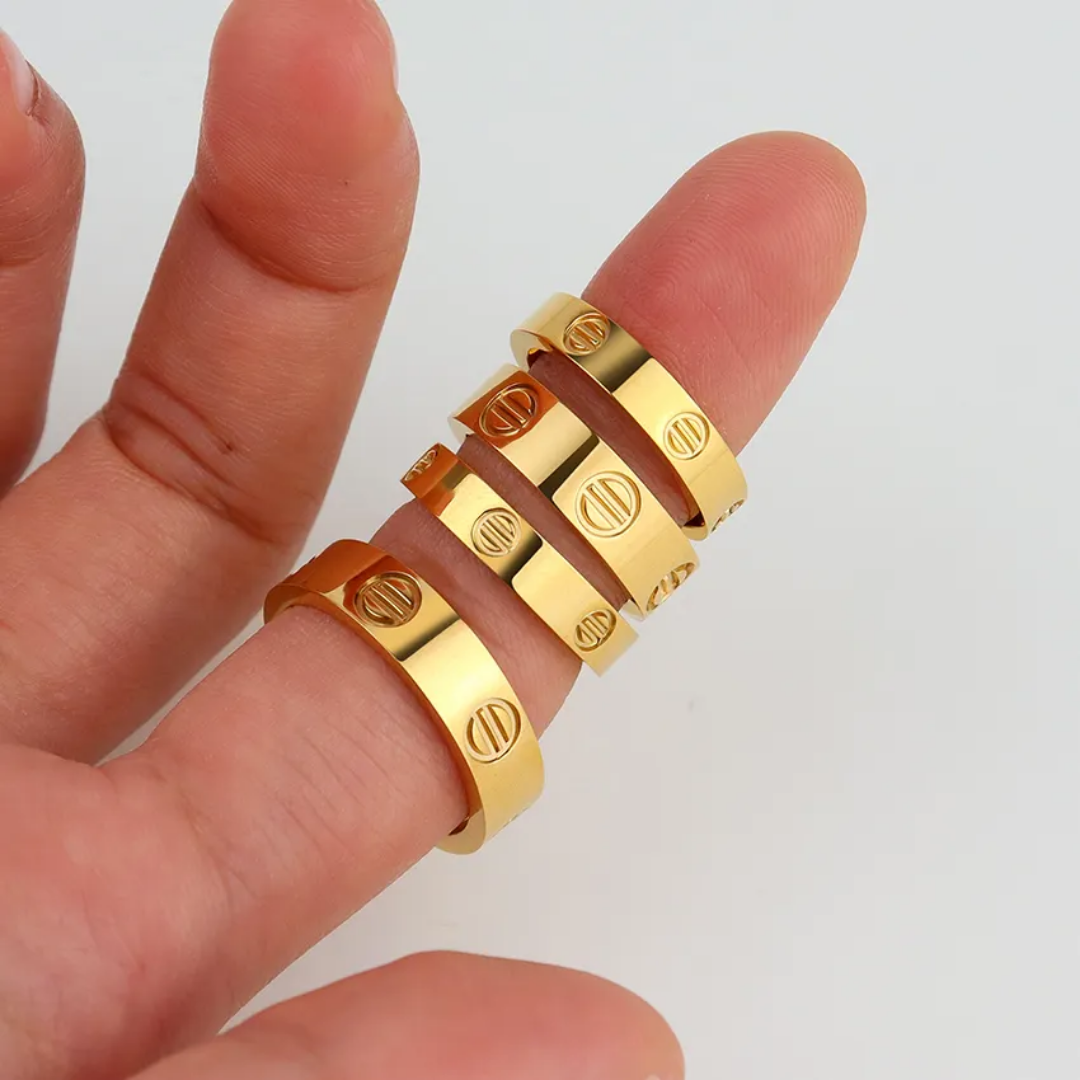 Trendy Ring - 4mm dun - Intero Sieraden