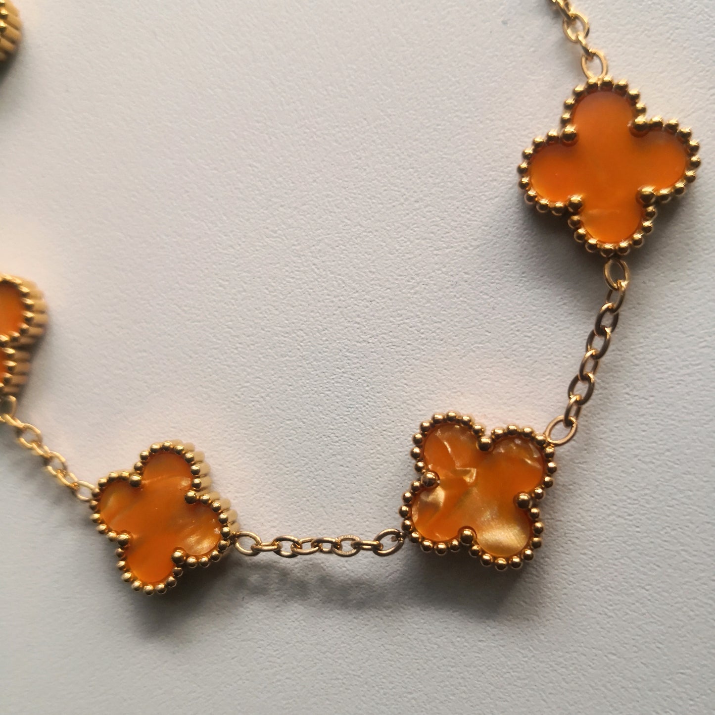 Felle kleuren Klaver Armband - Intero Sieraden