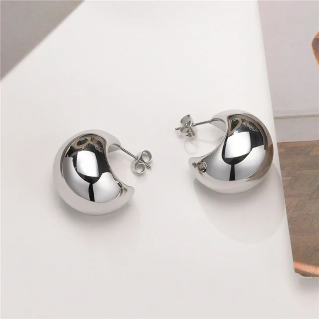 Maanvormige Oorbellen - Intero Sieraden