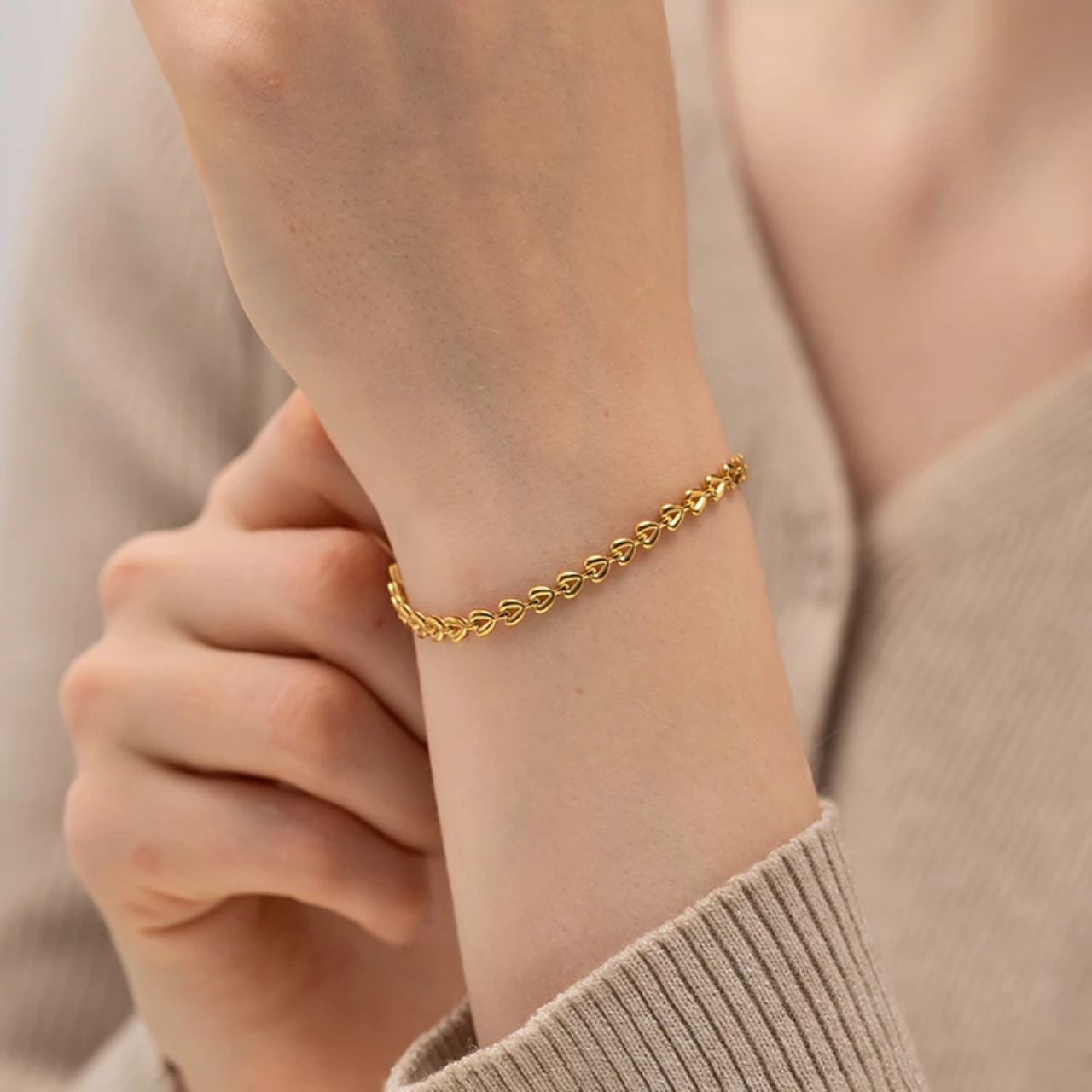 Hartjes Armband Dames - RVS Luxe Waterbestendig | Intero