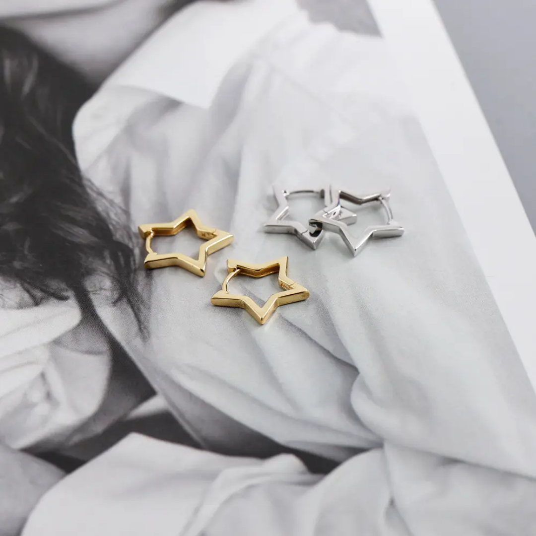 Stervormige Oorbellen - Intero Sieraden