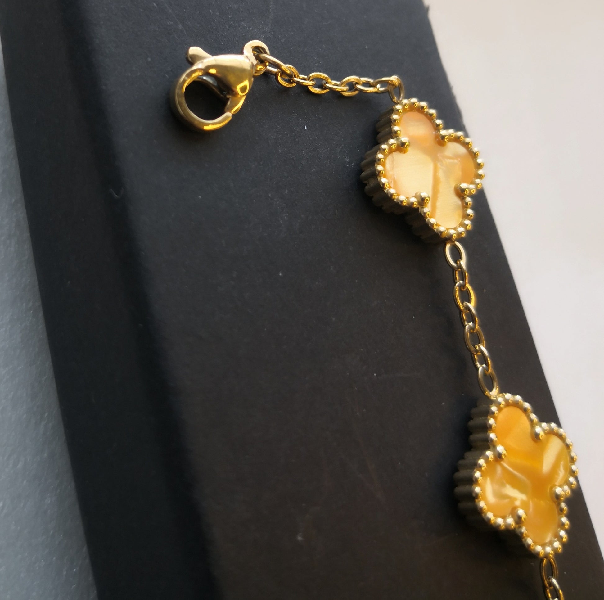 Felle kleuren Klaver Armband - Intero Sieraden