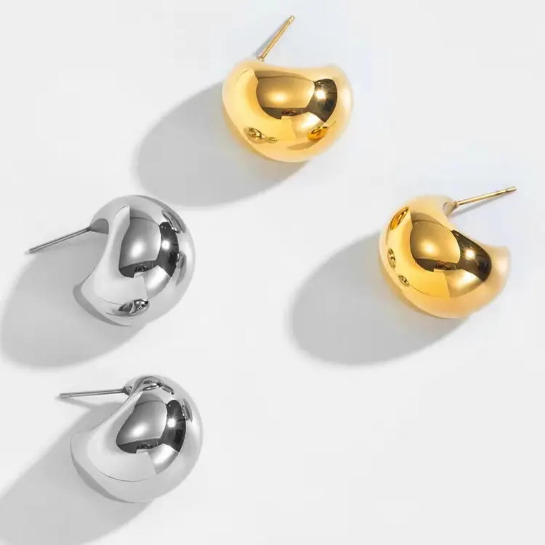 Maanvormige Oorbellen - Intero Sieraden