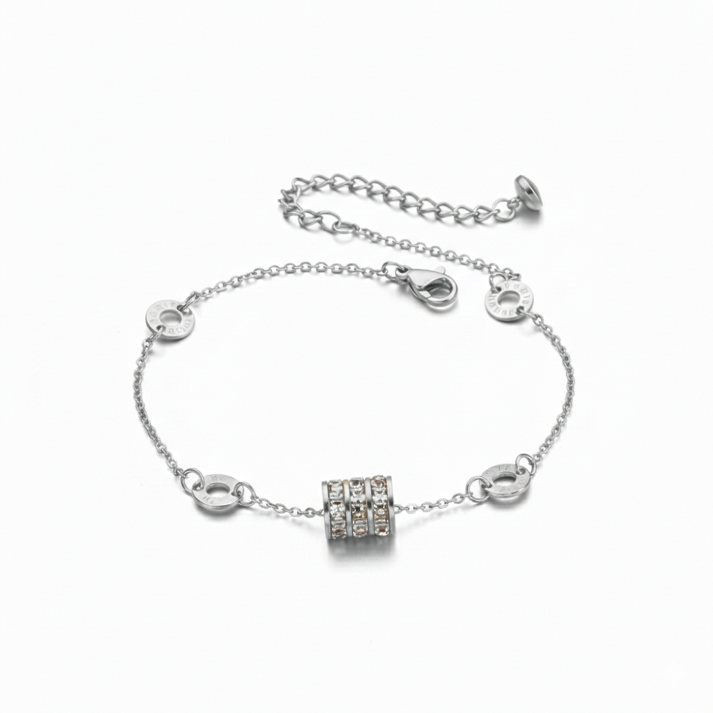 Kristallen Armband Waterbestendig - Goudkleurig & Zilverkleurig