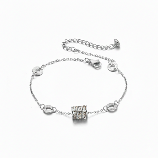 Kristallen Armband Waterbestendig - Goudkleurig & Zilverkleurig