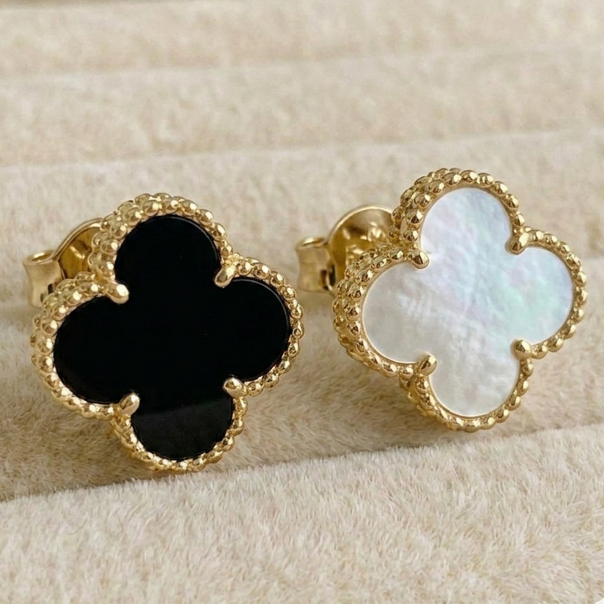 Trendy Klaver Oorbellen - Roestvrij Staal Waterdicht