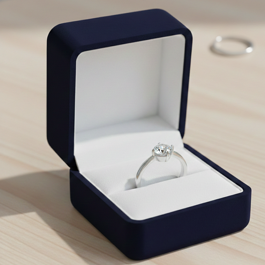 Intero Solitaire Ring - Roestvrij Staal