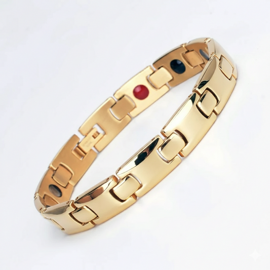 Magnetische Heren Armband Roestvrij Staal - Therapeutisch & Waterbestendig