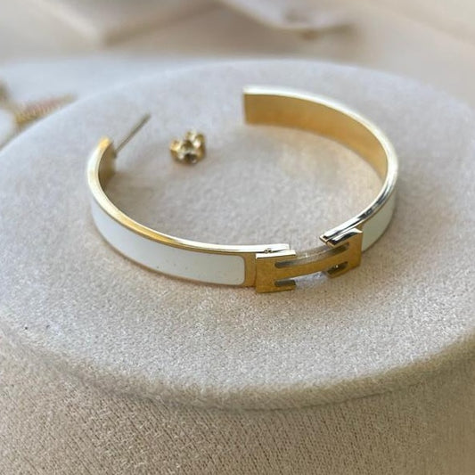 H letter Earrings