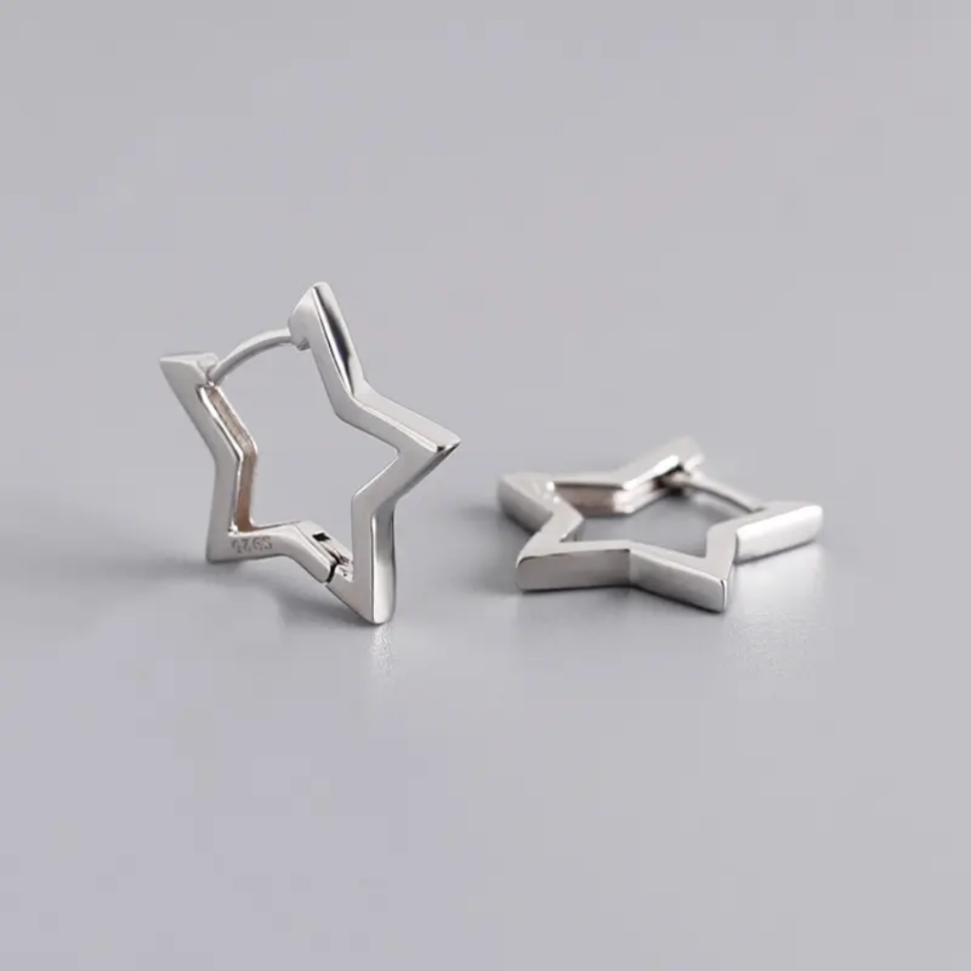 Stervormige Oorbellen - Intero Sieraden