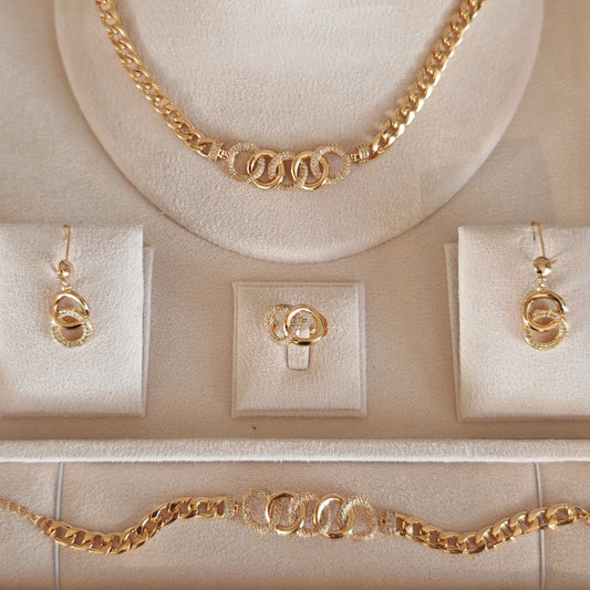 Elegante Gouden Sieradenset