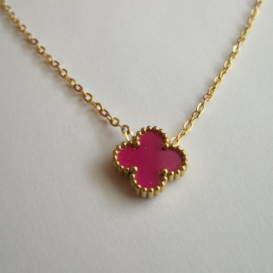Felle kleuren Klaver Sieraden Set | 3 stuks - Intero Sieraden