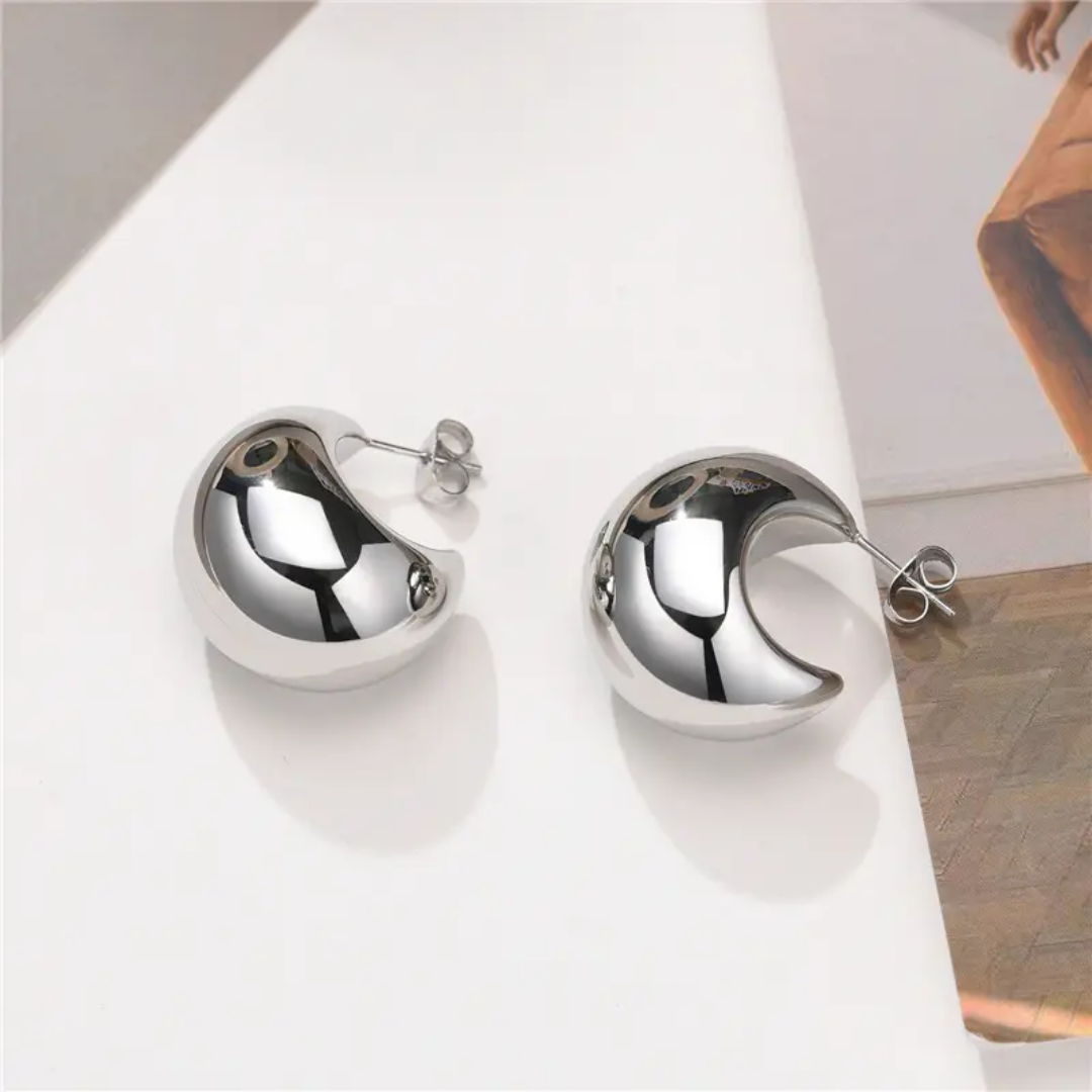 Maanvormige Oorbellen - Intero Sieraden