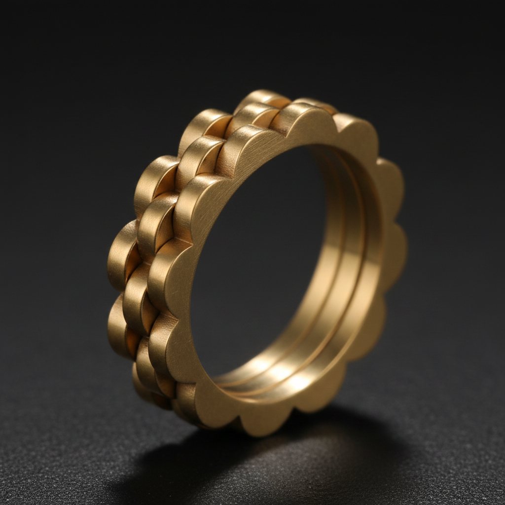 Schakelring Goud Macro