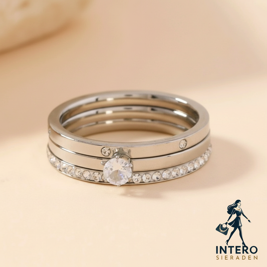 Zilveren Ringenset - Clean Background